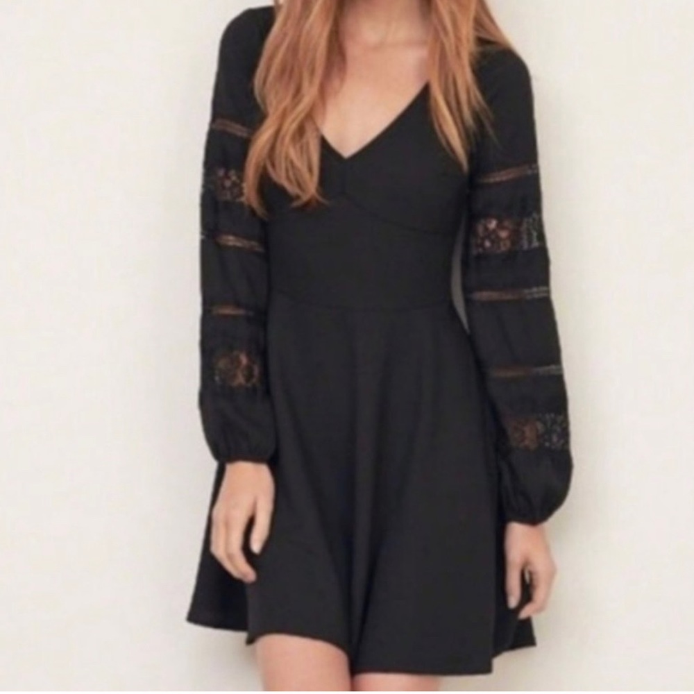Abercrombie & Fitch long sleeved boho dress size M